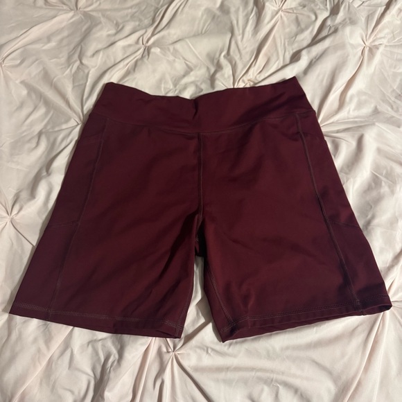 American Eagle Outfitters Pants - American Eagle Outfitters Maroon Bike Shorts Casual Fit